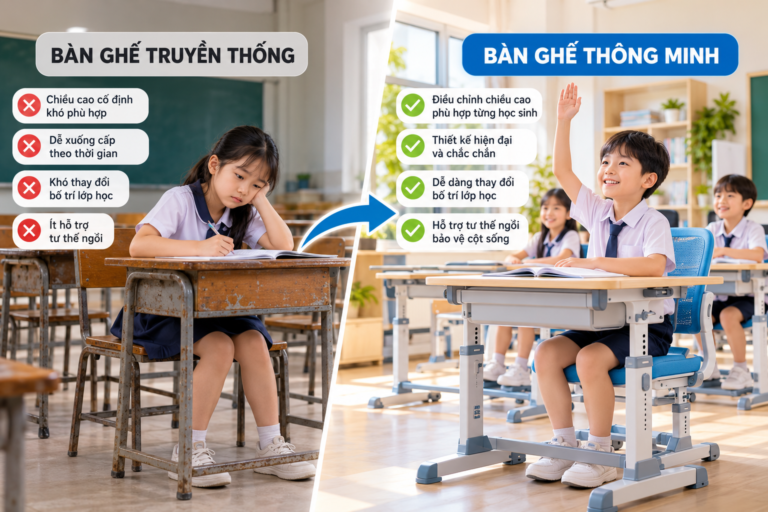 Khi nào nên chuyển từ bàn ghế truyền thống sang bàn ghế thông minh