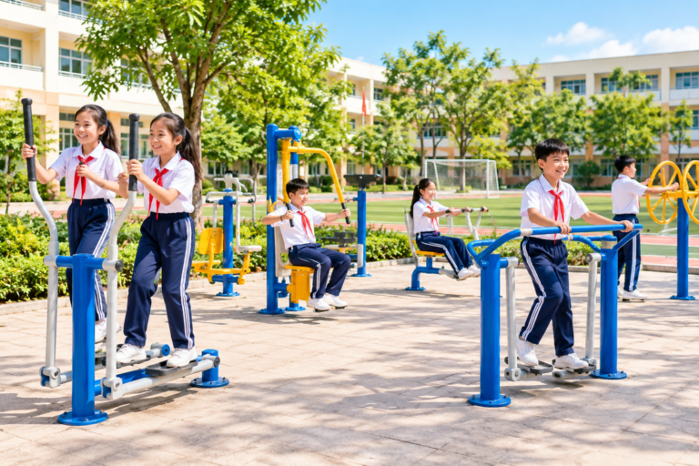 Thiết bị thể dục thể thao ngoài trời cho trường học
