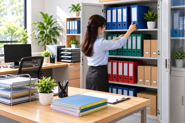 sắp xếp hồ sơ văn phòng